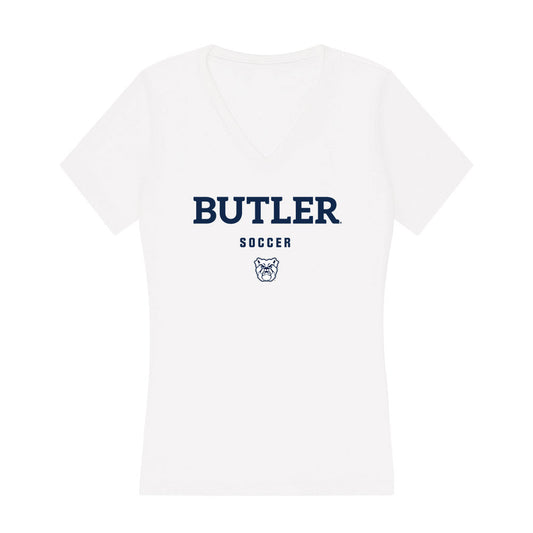 BU - NCAA Men's Soccer : Luca Raso - Women's V-Neck T-Shirt-0
