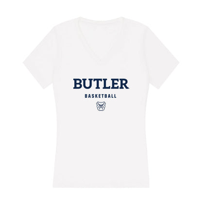 BU - NCAA Men's Basketball : Ethan Mccomb - Women's V-Neck T-Shirt-0