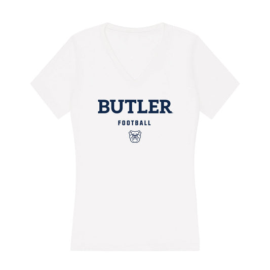 Butler - NCAA Football : Sam Manna - Women's V-Neck T-Shirt-0