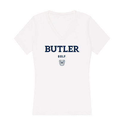Butler - NCAA Men's Golf : Nicholas Brooks - Women's V-Neck T-Shirt-0