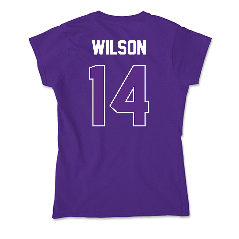North Alabama - NCAA Baseball : Alex Wilson - Soft Style Women’s T-Shirt-1