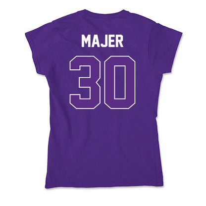 North Alabama - NCAA Baseball : Zakary Majer - Soft Style Women’s T-Shirt-1