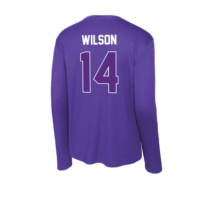 North Alabama - NCAA Baseball : Alex Wilson - Activewear Long Sleeve T-Shirt-1