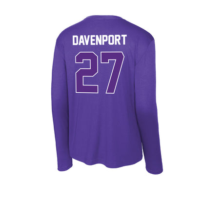 North Alabama - NCAA Baseball : Luke Davenport - Activewear Long Sleeve T-Shirt-1
