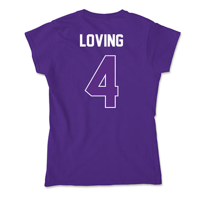 North Alabama - NCAA Baseball : Bryant Loving - Soft Style Women’s T-Shirt-1