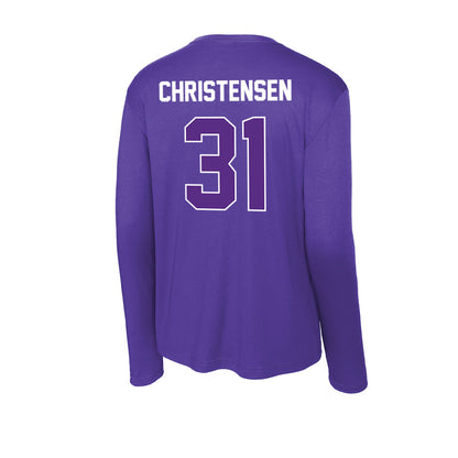 North Alabama - NCAA Football : Micah Christensen - Activewear Long Sleeve T-Shirt-1