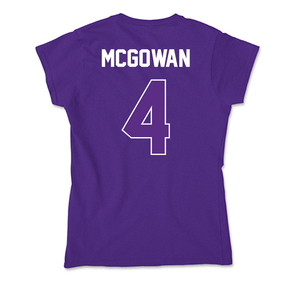 North Alabama - NCAA Women's Volleyball : Kinslee McGowan - Soft Style Women’s T-Shirt-1