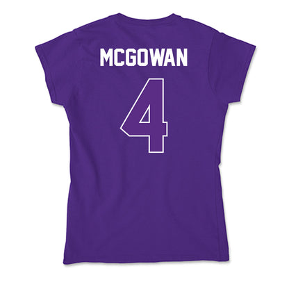 North Alabama - NCAA Women's Volleyball : Kinslee McGowan - Soft Style Women’s T-Shirt-1