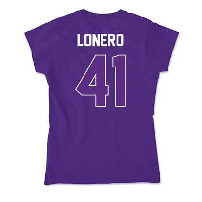 North Alabama - NCAA Baseball : Gio LoNero - Soft Style Women’s T-Shirt-1