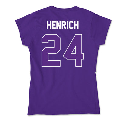 North Alabama - NCAA Baseball : Kevin Henrich - Soft Style Women’s T-Shirt-1