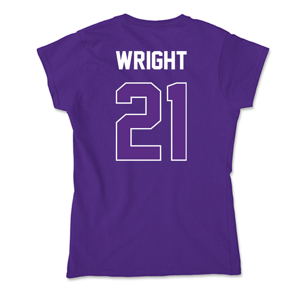 North Alabama - NCAA Softball : Emma Kate Wright - Soft Style Women’s T-Shirt-1