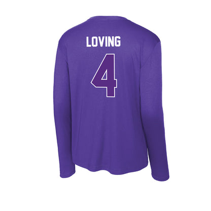 North Alabama - NCAA Baseball : Bryant Loving - Activewear Long Sleeve T-Shirt-1
