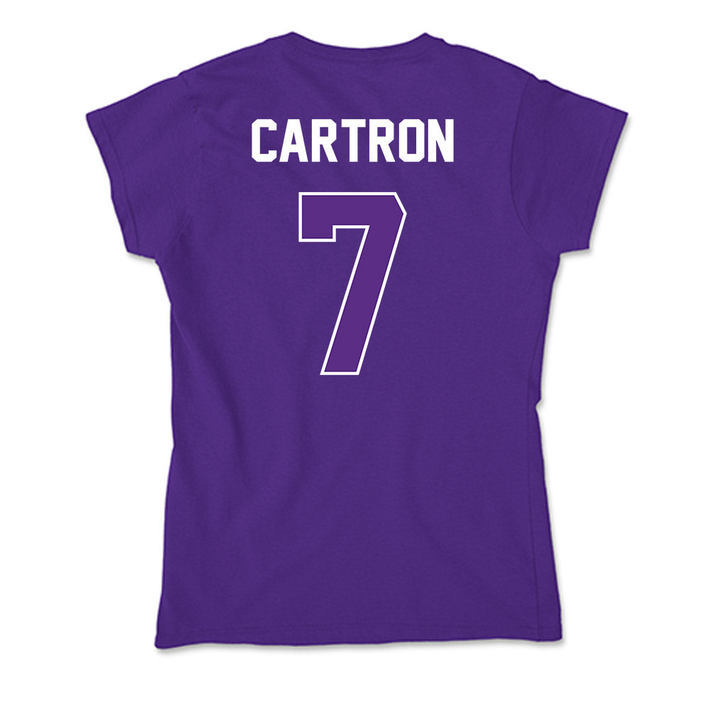 North Alabama - NCAA Softball : Caroline Cartron - Soft Style Women’s T-Shirt-1