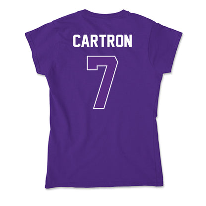 North Alabama - NCAA Softball : Caroline Cartron - Soft Style Women’s T-Shirt-1