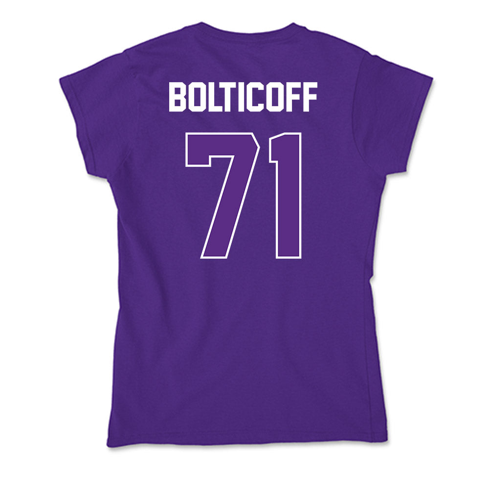 North Alabama - NCAA Football : Noah Bolticoff - Soft Style Women’s T-Shirt-1
