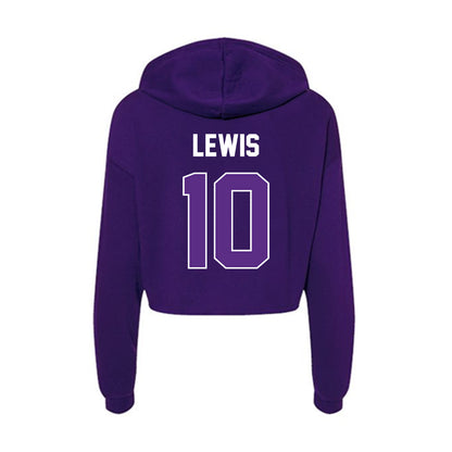 North Alabama - NCAA Beach Volleyball : Sarah Larkin Lewis - Women's Crop Fleece Hoodie-1