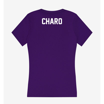 North Alabama - NCAA Women's Cross Country : Aaliyah Charo - Women's V-Neck T-Shirt-1