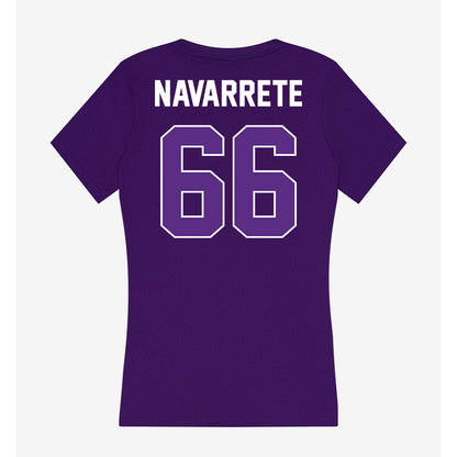 North Alabama - NCAA Football : Julian Navarrete - Women's V-Neck T-Shirt-1