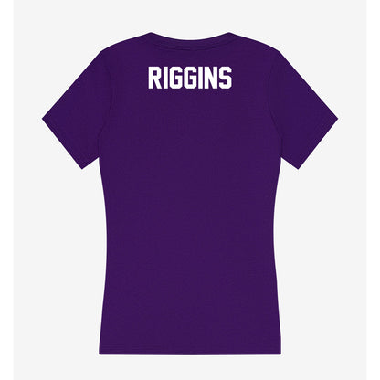 North Alabama - NCAA Women's Golf : Kiersten Riggins - Women's V-Neck T-Shirt-1