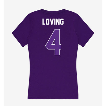 North Alabama - NCAA Baseball : Bryant Loving - Women's V-Neck T-Shirt-1