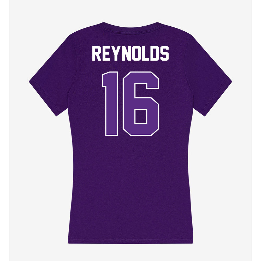 North Alabama - NCAA Women's Soccer : Maddie Reynolds - Women's V-Neck T-Shirt-1