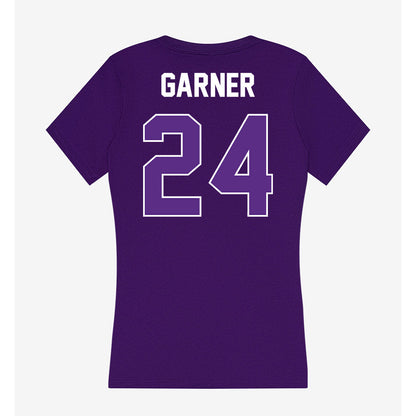 North Alabama - NCAA Women's Volleyball : Dylann Garner - Women's V-Neck T-Shirt-1