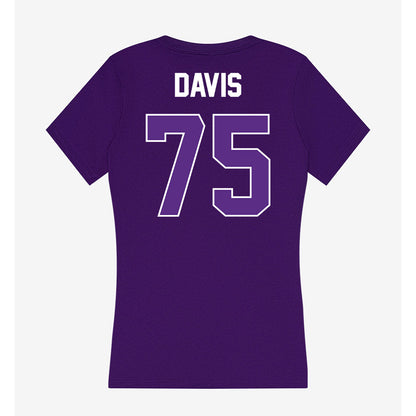 North Alabama - NCAA Football : Brandt Davis - Women's V-Neck T-Shirt-1