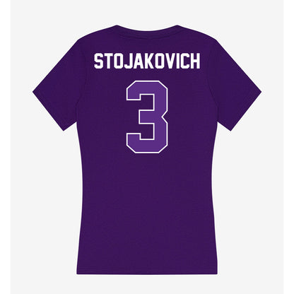 North Alabama - NCAA Women's Soccer : Avery Stojakovich - Women's V-Neck T-Shirt-1