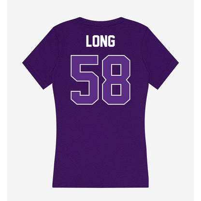 North Alabama - NCAA Football : Eli Long - Women's V-Neck T-Shirt-1