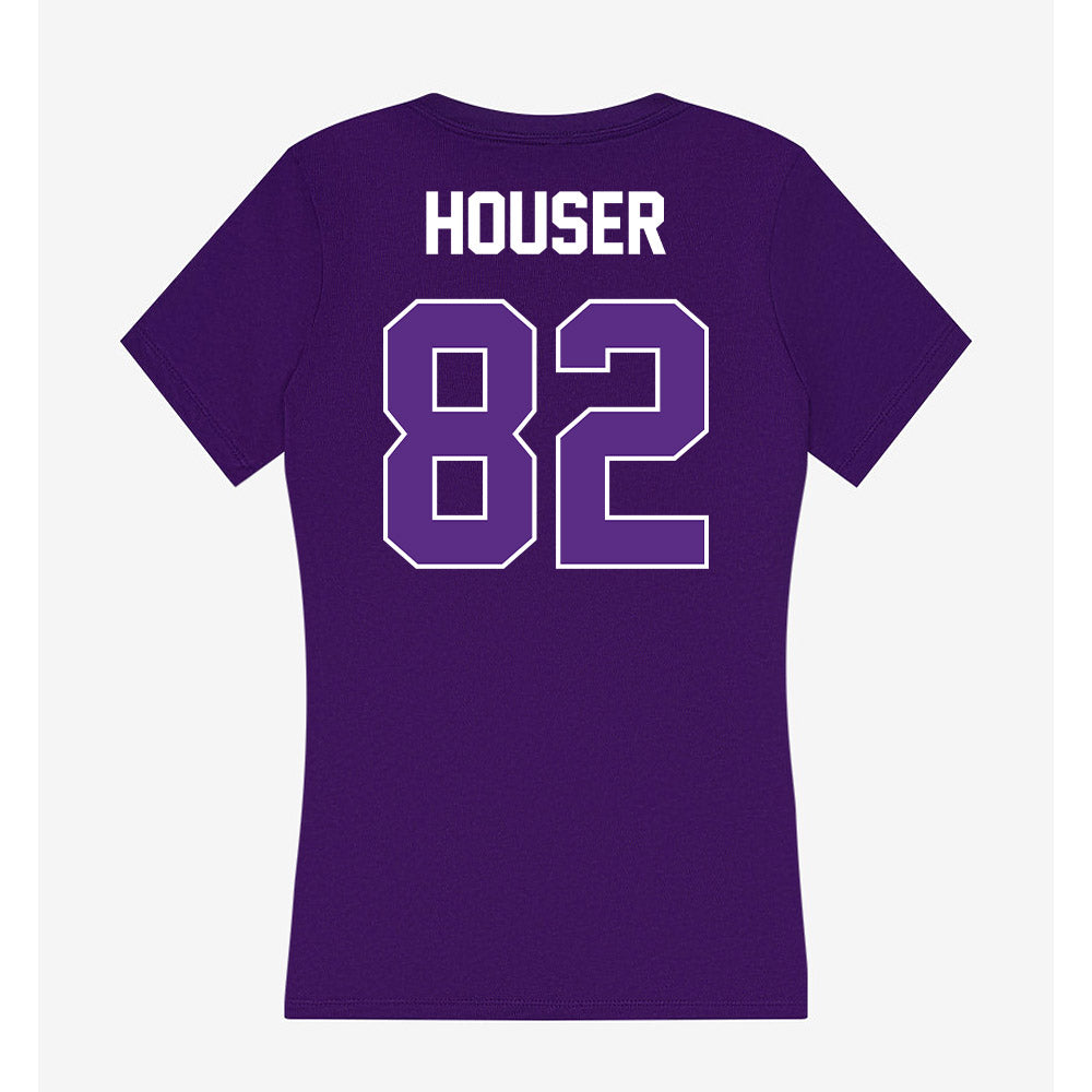 North Alabama - NCAA Football : Clint Houser - Women's V-Neck T-Shirt-1