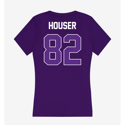 North Alabama - NCAA Football : Clint Houser - Women's V-Neck T-Shirt-1
