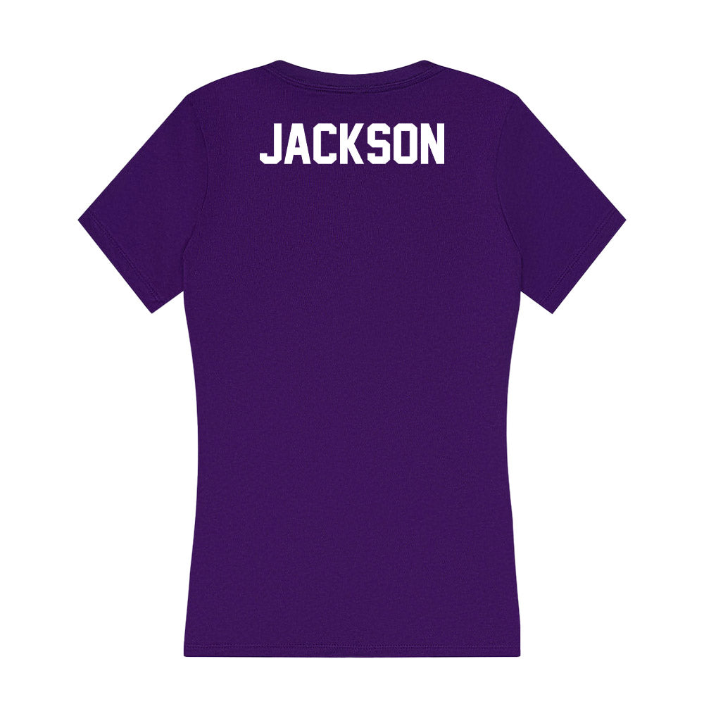 North Alabama - NCAA Men's Cross Country : Connor Jackson - Women's V-Neck T-Shirt-1