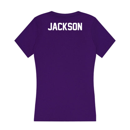 North Alabama - NCAA Men's Cross Country : Connor Jackson - Women's V-Neck T-Shirt-1
