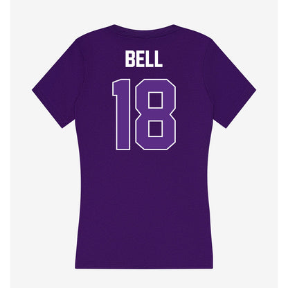 North Alabama - NCAA Baseball : Hunter Bell - Women's V-Neck T-Shirt-1