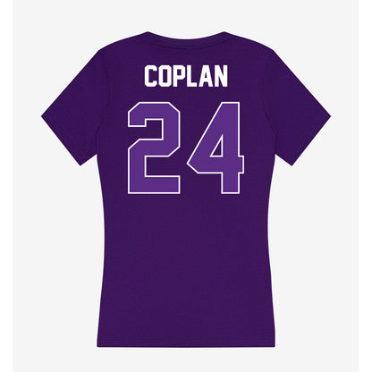 North Alabama - NCAA Beach Volleyball : Izzy Coplan - Women's V-Neck T-Shirt-1