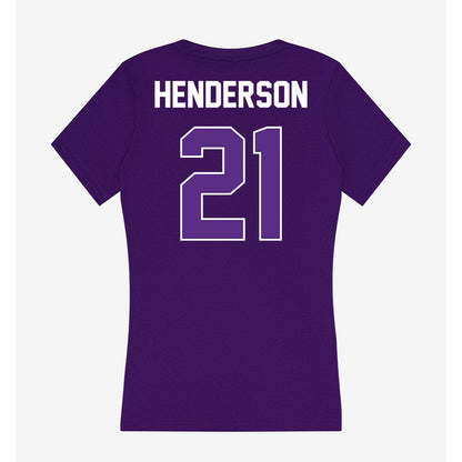 North Alabama - NCAA Football : Magnum Henderson - Women's V-Neck T-Shirt-1