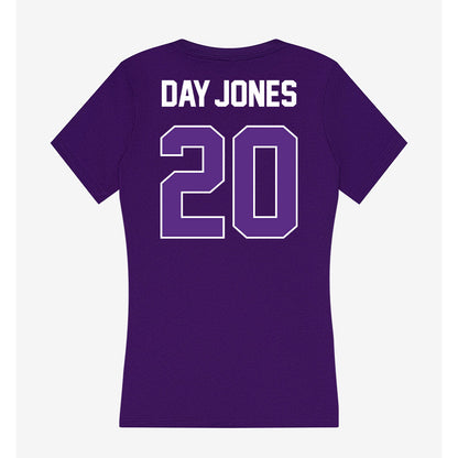 North Alabama - NCAA Softball : Samantha Day-Jones - Women's V-Neck T-Shirt-1