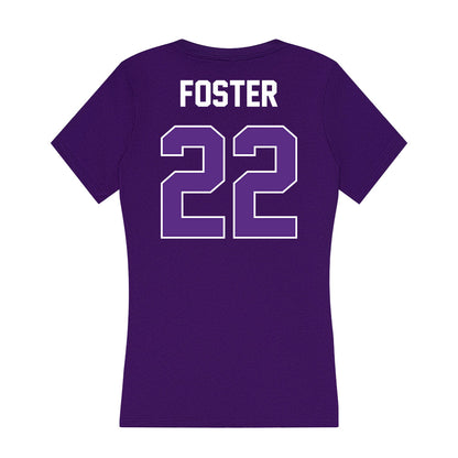 North Alabama - NCAA Men's Basketball : Marco Foster - Women's V-Neck T-Shirt-1