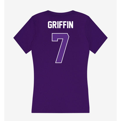 North Alabama - NCAA Beach Volleyball : Karsyn Griffin - Women's V-Neck T-Shirt-1