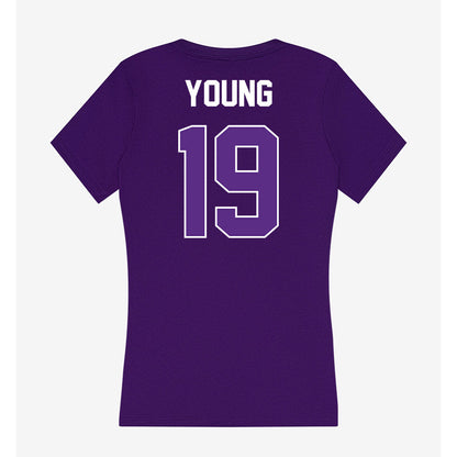 North Alabama - NCAA Baseball : Reese Young - Women's V-Neck T-Shirt-1