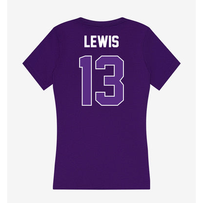 North Alabama - NCAA Baseball : Kyle Lewis - Women's V-Neck T-Shirt-1