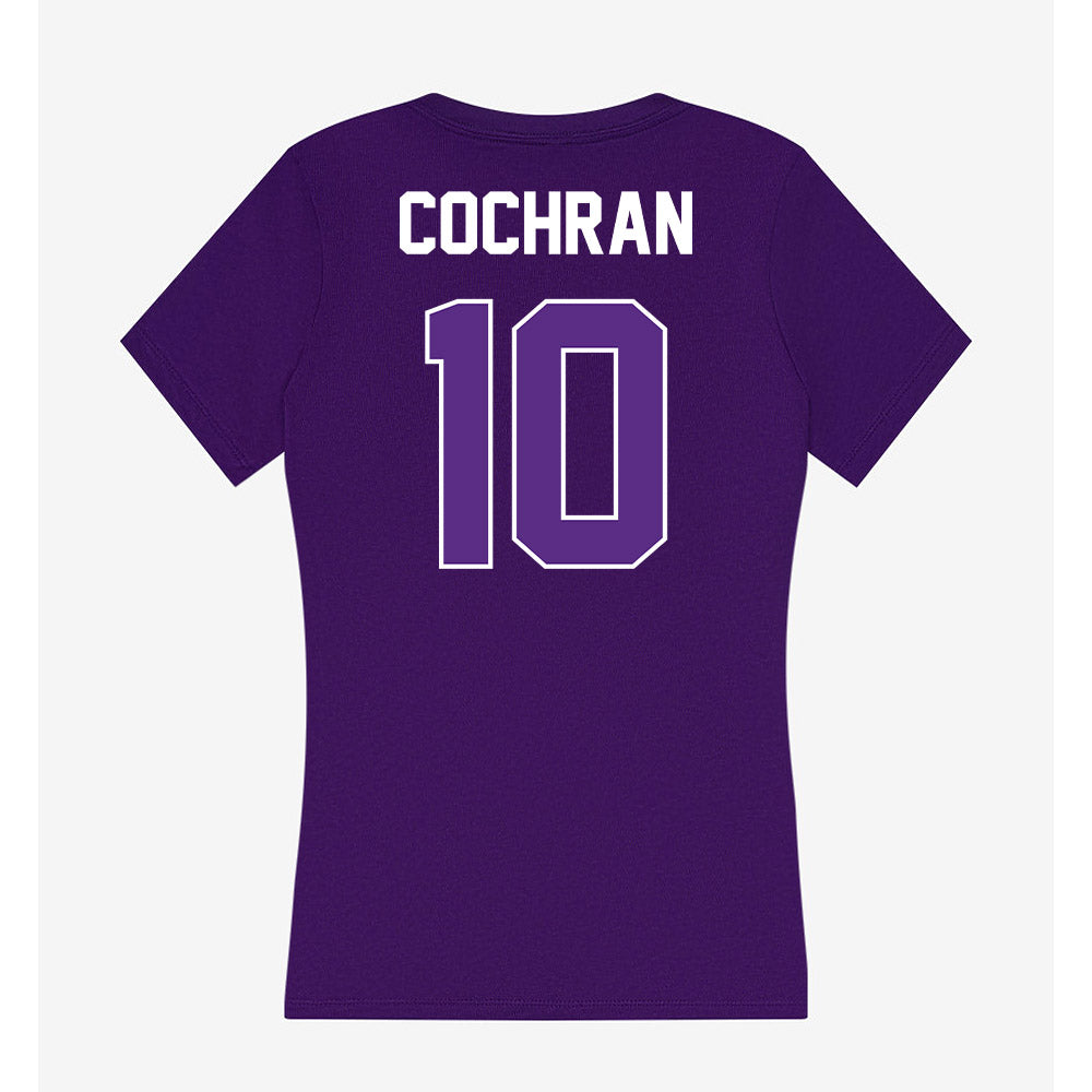 North Alabama - NCAA Baseball : Charlie Cochran - Women's V-Neck T-Shirt-1