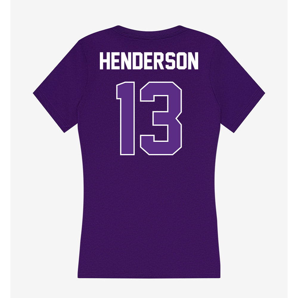North Alabama - NCAA Football : Magnum Henderson - Women's V-Neck T-Shirt-1