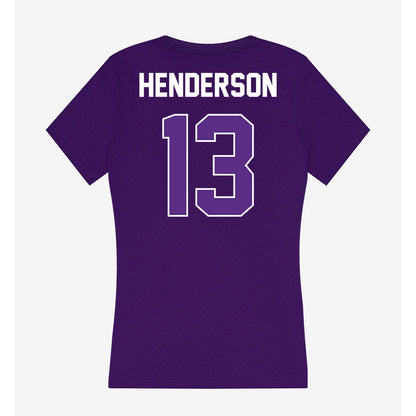 North Alabama - NCAA Football : Magnum Henderson - Women's V-Neck T-Shirt-1