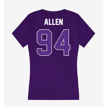 North Alabama - NCAA Football : Trace Allen - Women's V-Neck T-Shirt-1