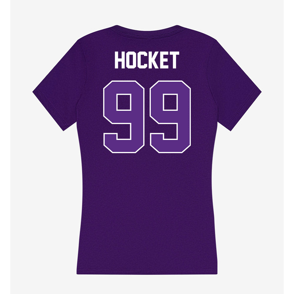 North Alabama - NCAA Men's Ice Hockey : ICE Hocket - Women's V-Neck T-Shirt-1