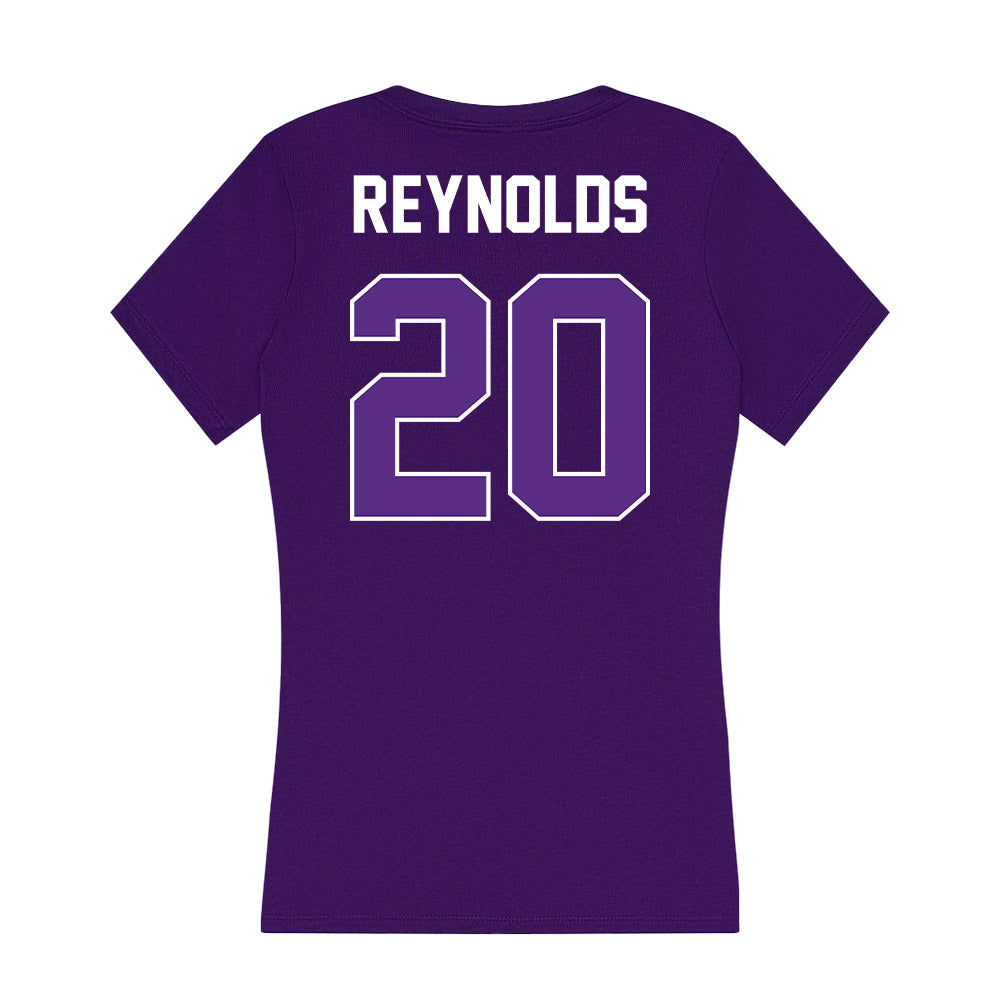 North Alabama - NCAA Women's Soccer : Maddie Reynolds - Women's V-Neck T-Shirt-1