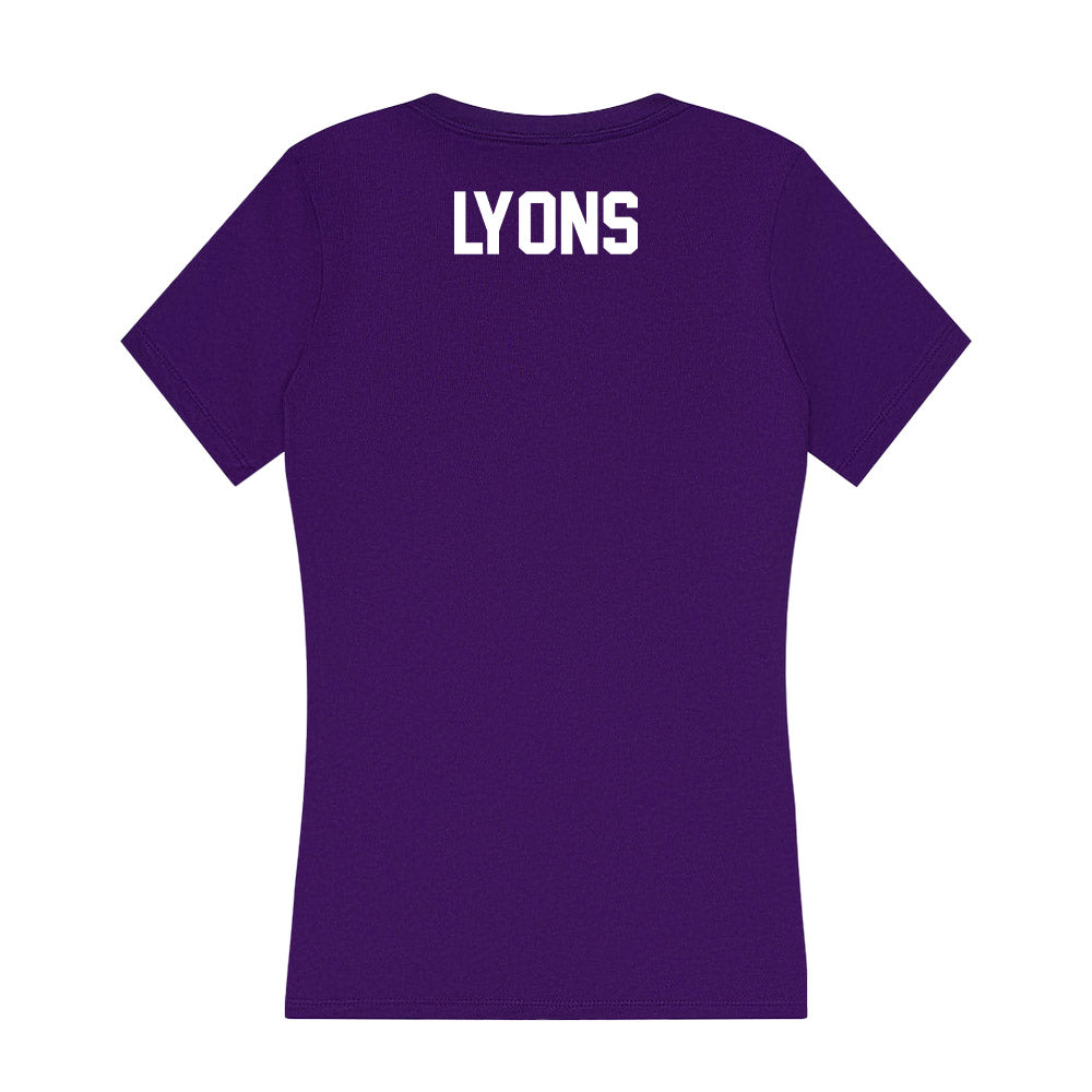 North Alabama - NCAA Men's Cross Country : Brent Lyons - Women's V-Neck T-Shirt-1