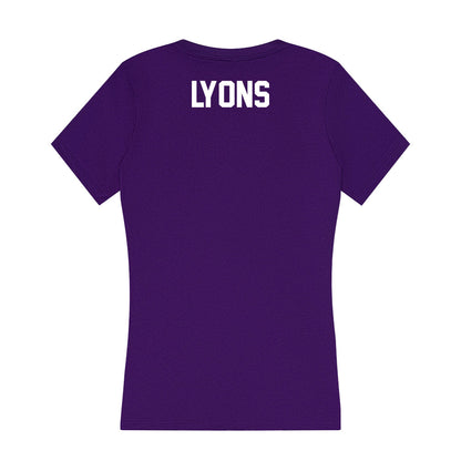 North Alabama - NCAA Men's Cross Country : Brent Lyons - Women's V-Neck T-Shirt-1