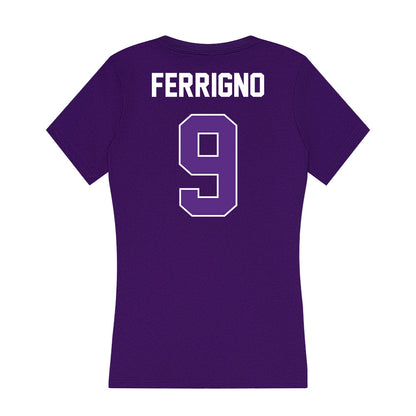 North Alabama - NCAA Baseball : Jackson Ferrigno - Women's V-Neck T-Shirt-1